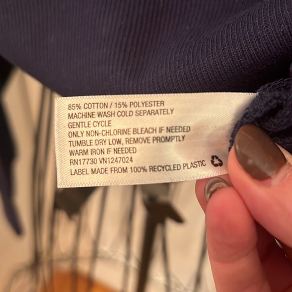 All in Motion Cropped Sweatshirt-Sz M - Picture 5 of 5